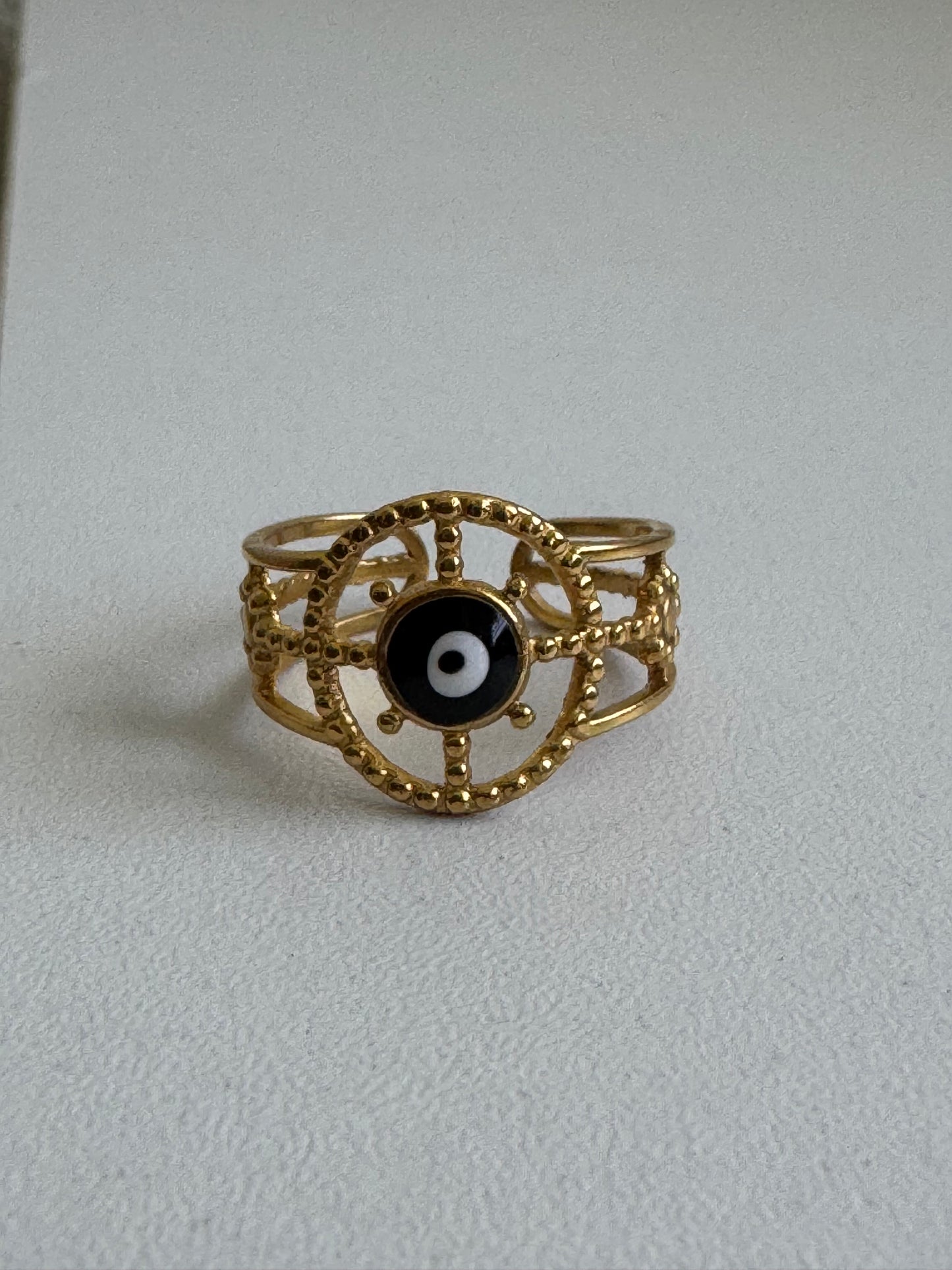 Elvi Eye Adjustable Ring