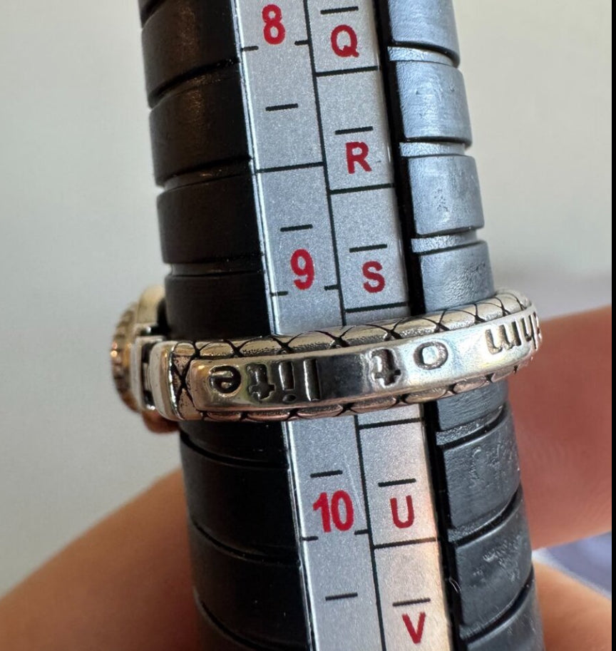 925 Sterling Silver Headphone Ring