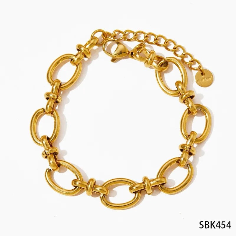 Bold Oval Link Bracelet