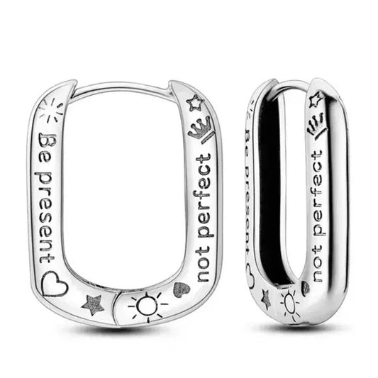 925 sterling silver Hoops ( Be present not perfect) NWT