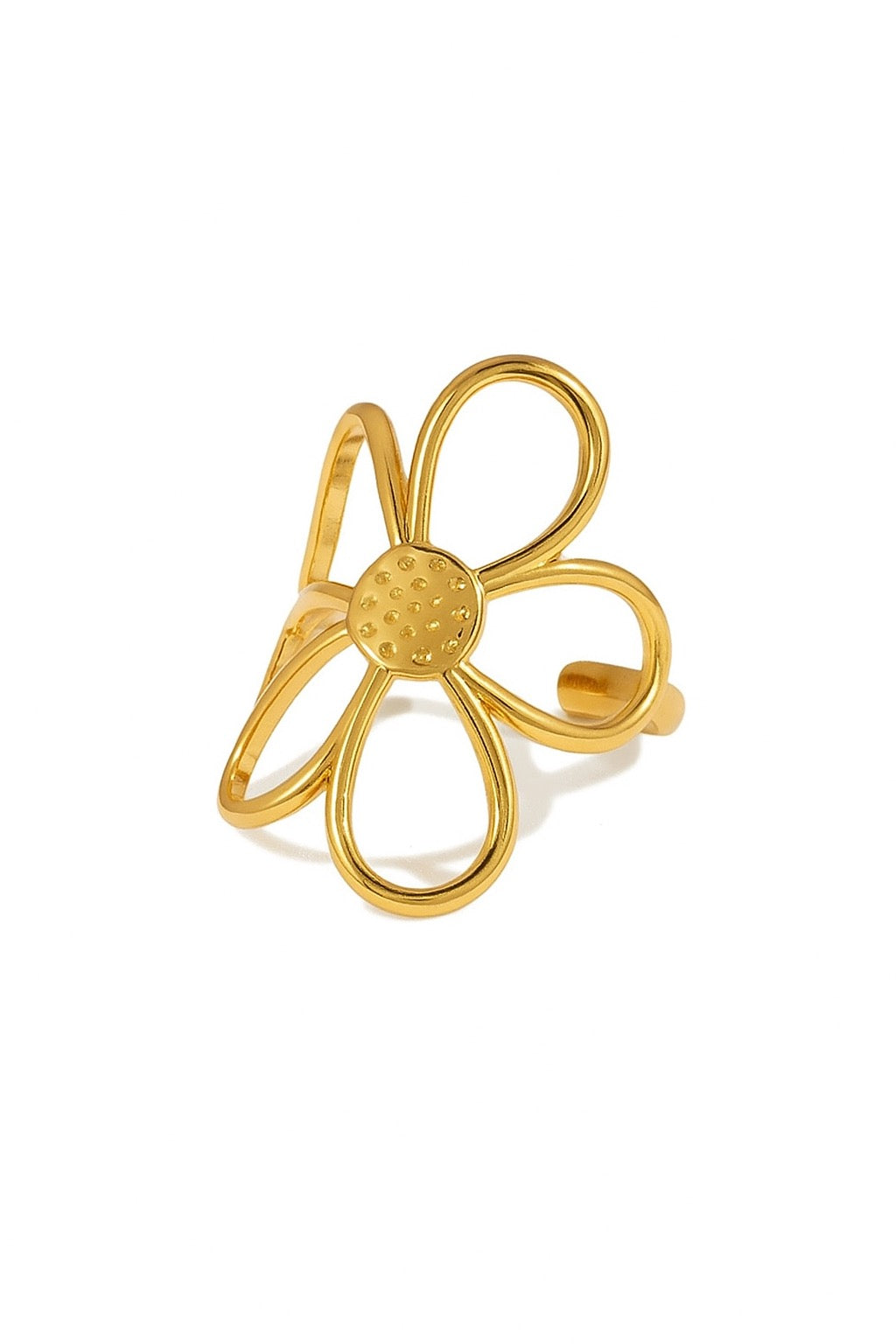 Daisy Bloom Adjustable Ring