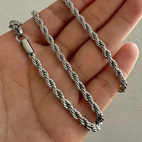 Solid Rope 6mm Necklace